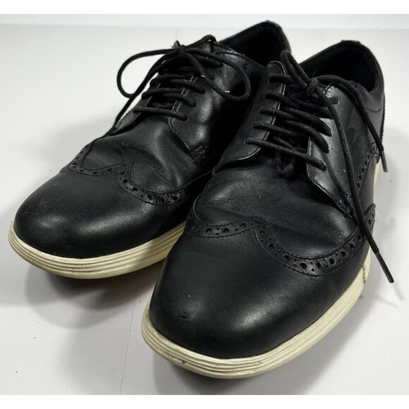 Cole Haan Other - Cole Haan Men's Grand Tour Oxfords Wingtip Black Leather Size 9M C29413